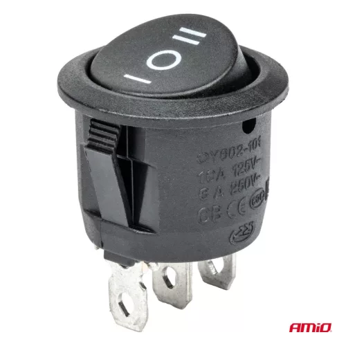 AMiO kerek kapcsoló 12/230V BU03 (03614)