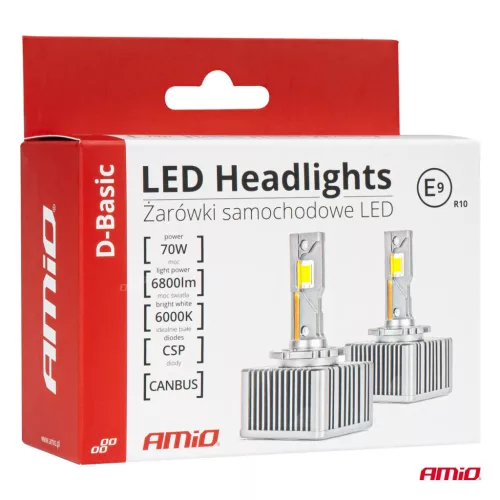 AMiO LED fényszóróizzók D-Basic sorozat D4S/D4R (03629)