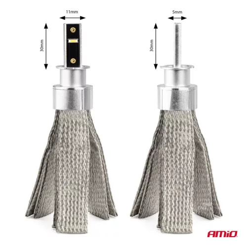 AMiO LED fényszóróizzók FLEX+ sorozat H3 CANBUS 6000K 12-24V (03656)