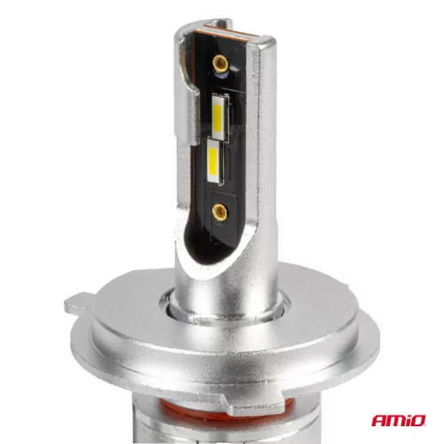 AMiO LED fényszóróizzók FLEX+ sorozat H4/H19 CANBUS 6000K 12-24V (03657/01082)
