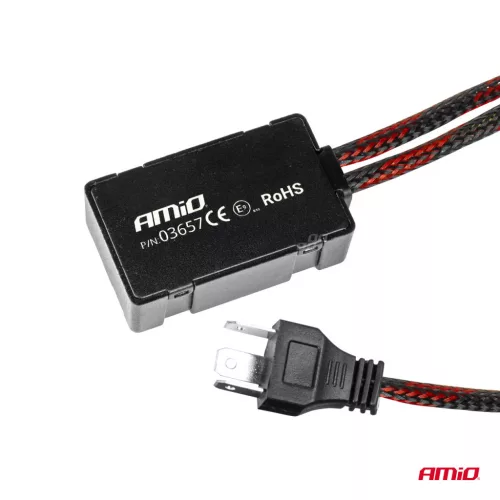 AMiO LED fényszóróizzók FLEX+ sorozat H4/H19 CANBUS 6000K 12-24V (03657/01082)