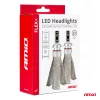 AMiO LED fényszóróizzók FLEX+ sorozat H4/H19 CANBUS 6000K 12-24V (03657/01082)