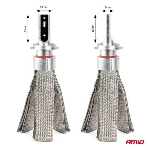 AMiO LED fényszóróizzók FLEX+ sorozat H7 CANBUS 6000K 12-24V (03659/01083)