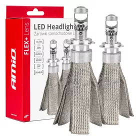  AMiO LED fényszóróizzók FLEX+ sorozat H7 lencsés (03660)