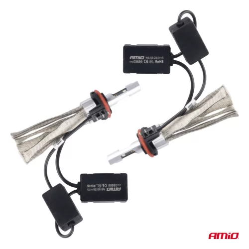 AMiO LED autóizzók FLEX+ H15 6000K sorozat 12V 24V CANBUS (03666/01080)