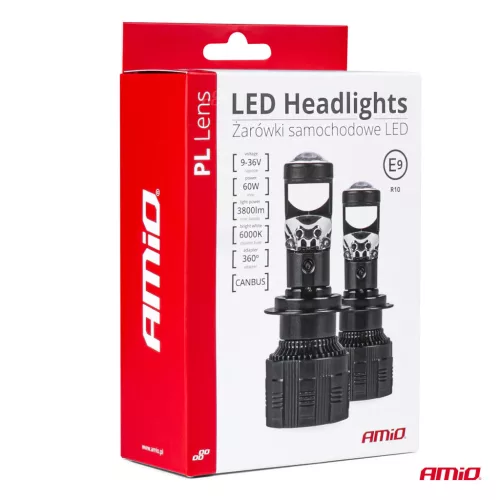 AMiO LED fényszóróizzók H7 PL lencsés sorozat (03668)