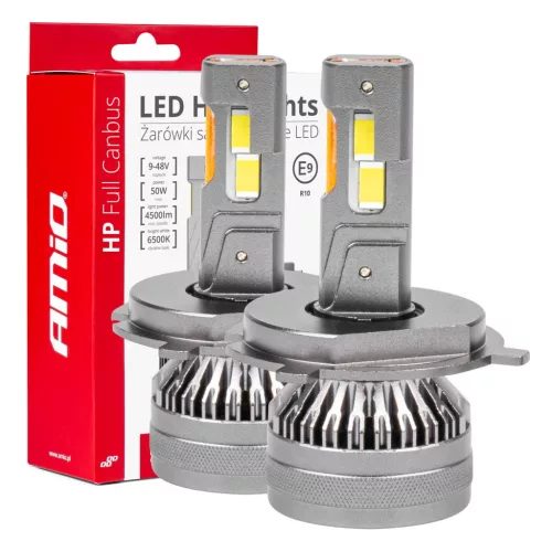 AMiO LED fényszóróizzók HP sorozat H4/H19 12-24V (03673)