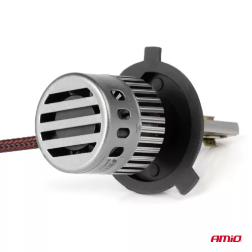 AMiO LED fényszóróizzók K3 sorozat H4/H19 12V 6000K CANBUS (03682)