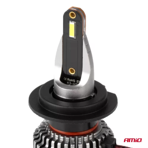 AMiO LED fényszóróizzók K3 sorozat H7 12V 6000K CANBUS (03683)