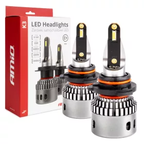   AMiO LED fényszóróizzók K3 sorozat HB3/HIR1 9011/H10 12V 6000K CANBUS (03687)
