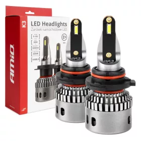   AMiO LED fényszóróizzók K3 sorozat HB4 9006 12V 6000K CANBUS (03688)