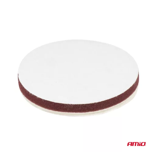 AMiO gyapjú polírozókorong közepes 125mm (03705)