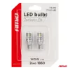 AMiO LED izzók STANDARD T10 W5W 2x1860 SMD fehér 12V/24V (03719)