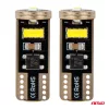 AMiO LED izzók CANBUS T10e W5W 3x2055 SMD fehér 12V/24V 12V/24V (03720)