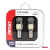 AMiO LED izzók CANBUS PRO sorozat 1156 BA15S P21W R10W R5W 36x3030 SMD ventilátor fehér 12V/24V (03722)