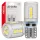 AMiO LED izzók CANBUS T10e W5W 15x2016 SMD fehér 12V/24V (03723)