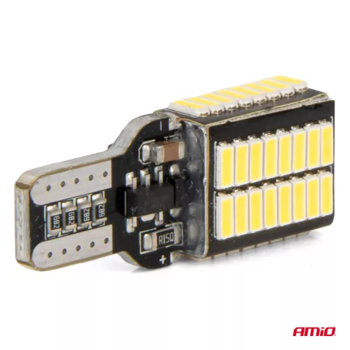 AMiO LED izzók CANBUS PRO sorozat T15e W16W 54x4014 SMD fehér 12V/24V (03724)