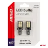 AMiO LED izzók CANBUS PRO sorozat T15e W16W 54x4014 SMD fehér 12V/24V (03724)