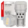 AMiO LED izzók 360 Pure fény sorozat STANDARD T10 W5W 3x3020 SMD fehér 12V/24V (03725)