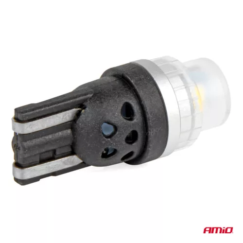 AMiO LED izzók 360 Pure fény sorozat STANDARD T10 W5W 2x3020 SMD fehér 12V/24V (03726)