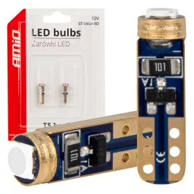 AMiO LED izzók STANDARD zöld T5 12V 3030 1LED HP (03729)