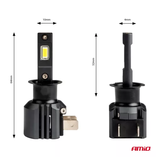 AMiO LED fényszóróizzók X4-sorozat AVIATOR H3 6500K max. 44W (03762)