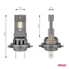 AMiO LED fényszóróizzók X4-sorozat AVIATOR H7/H18 6500K max. 44W (03764)
