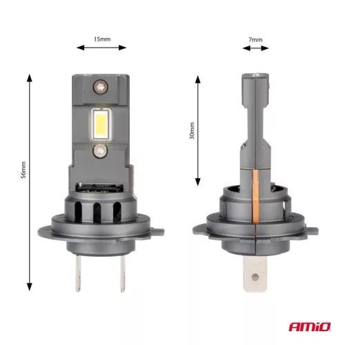 AMiO LED fényszóróizzók X4-sorozat AVIATOR H7/H18 6500K max. 44W (03764)