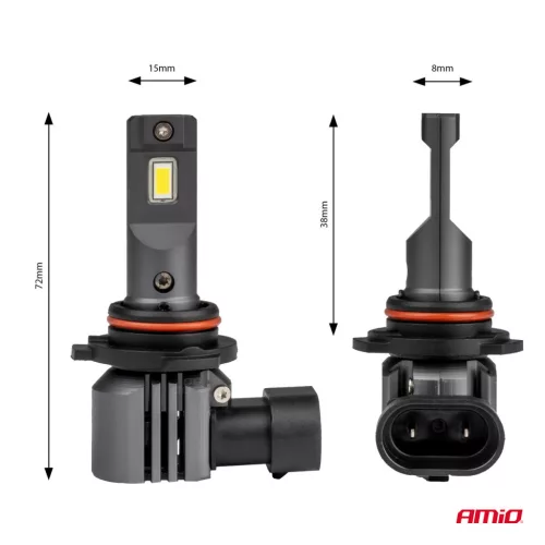 AMiO LED fényszóróizzók X4-sorozat AVIATOR HB4 9006 6500K max. 44W (03767)