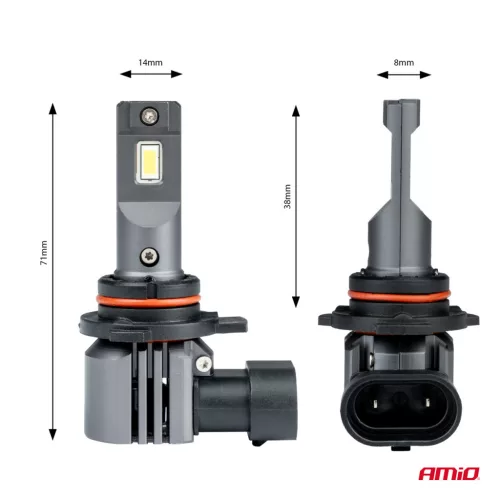 AMiO LED fényszóróizzók X4-sorozat AVIATOR HIR2 9012 6500K max. 44W (03768)