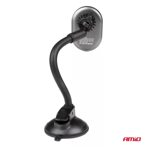 AMiO tapadókorongos telefontartó vezeték nélküli töltővel My Mag 15W (03772)
