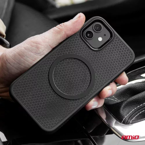 AMiO tapadókorongos telefontartó vezeték nélküli töltővel 15W (03776)