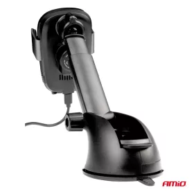   AMiO tapadókorongos telefontartó vezeték nélküli töltővel 15W (03779)