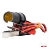 AMiO szivargyújtóaljzat-adapter krokodilcsipeszekkel, 12/24 V, 100 cm (03804)