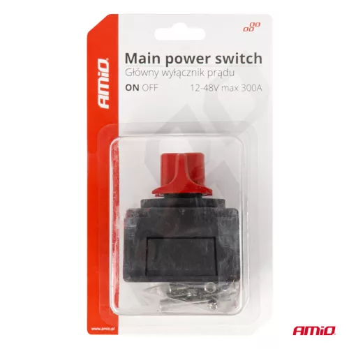 AMiO akkumulátor-főkapcsoló 12-48V max.300A (03838)