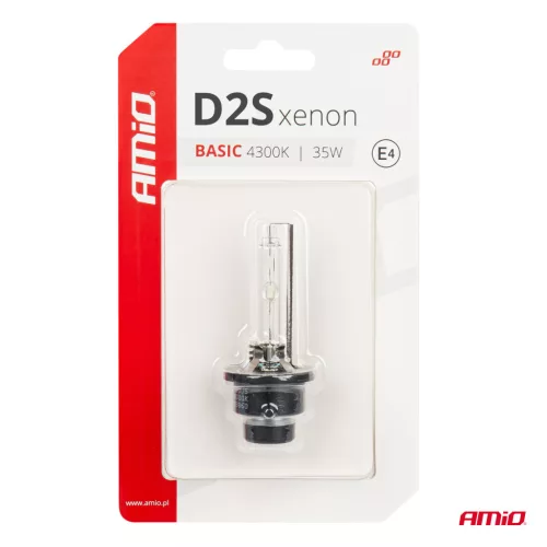 AMiO Xenonizzó D2S 35W 4300K BASIC bliszter (03860)