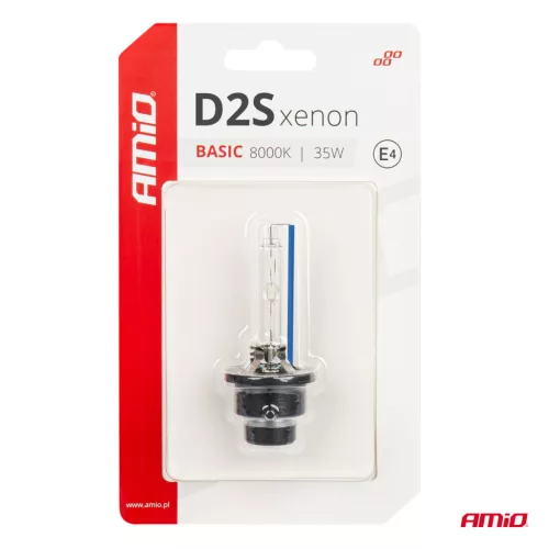 AMiO Xenonizzó D2S 35W 8000K BASIC bliszter (03862)