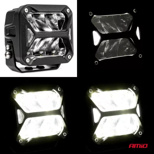AMiO LED-es kiegészítő fényszóró PRO sorozat (03868)
