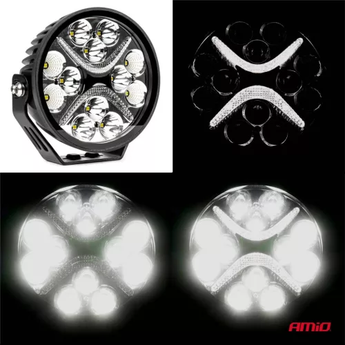 AMiO LED-es kiegészítő fényszóró PRO sorozat (03870)
