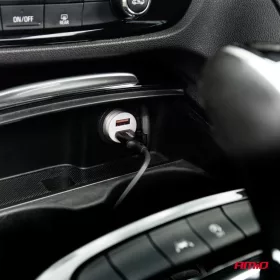 AMiO autós töltő 2x USB-A 2.1A 12/24V (03872)