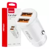 AMiO autós töltő 2x USB-A 2.1A 12/24V (03872)