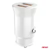 AMiO autós töltő 2x USB-A 2.1A 12/24V (03872)