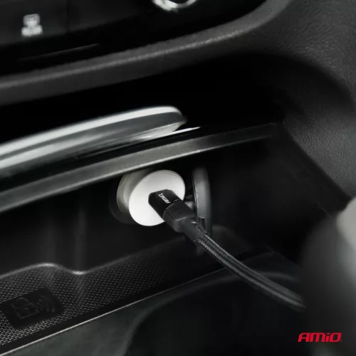 AMiO autós töltő USB-C 20W 12/24V (03876)