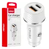AMiO autós töltő USB-A + USB-C 20W 12/24V (03878)