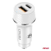 AMiO autós töltő USB-A + USB-C 20W 12/24V (03878)