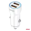 AMiO autós töltő 2xUSB-a 12/24V (03879)