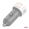 AMiO autós töltő USB-A + USB-C 20W 12/24V (03882)