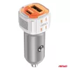 AMiO autós töltő USB-A + USB-C 38W 12/24V (03883)