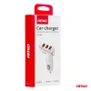 AMiO autós töltő 3x USB-A 3.1A 12/24V (03885)