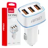 AMiO autós töltő 3x USB-A 30W 12/24V (03889)